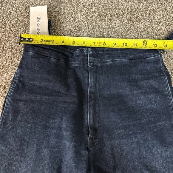 MOTHER Women's The Zipper Cinch Greaser High Waist Crop Wide Leg Jeans S… - Picture 7 of 13